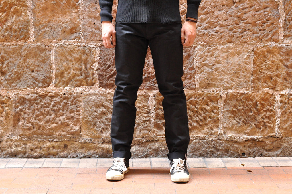 Lewis Leathers 15oz Black Denims (Relaxed Tapered Fit)