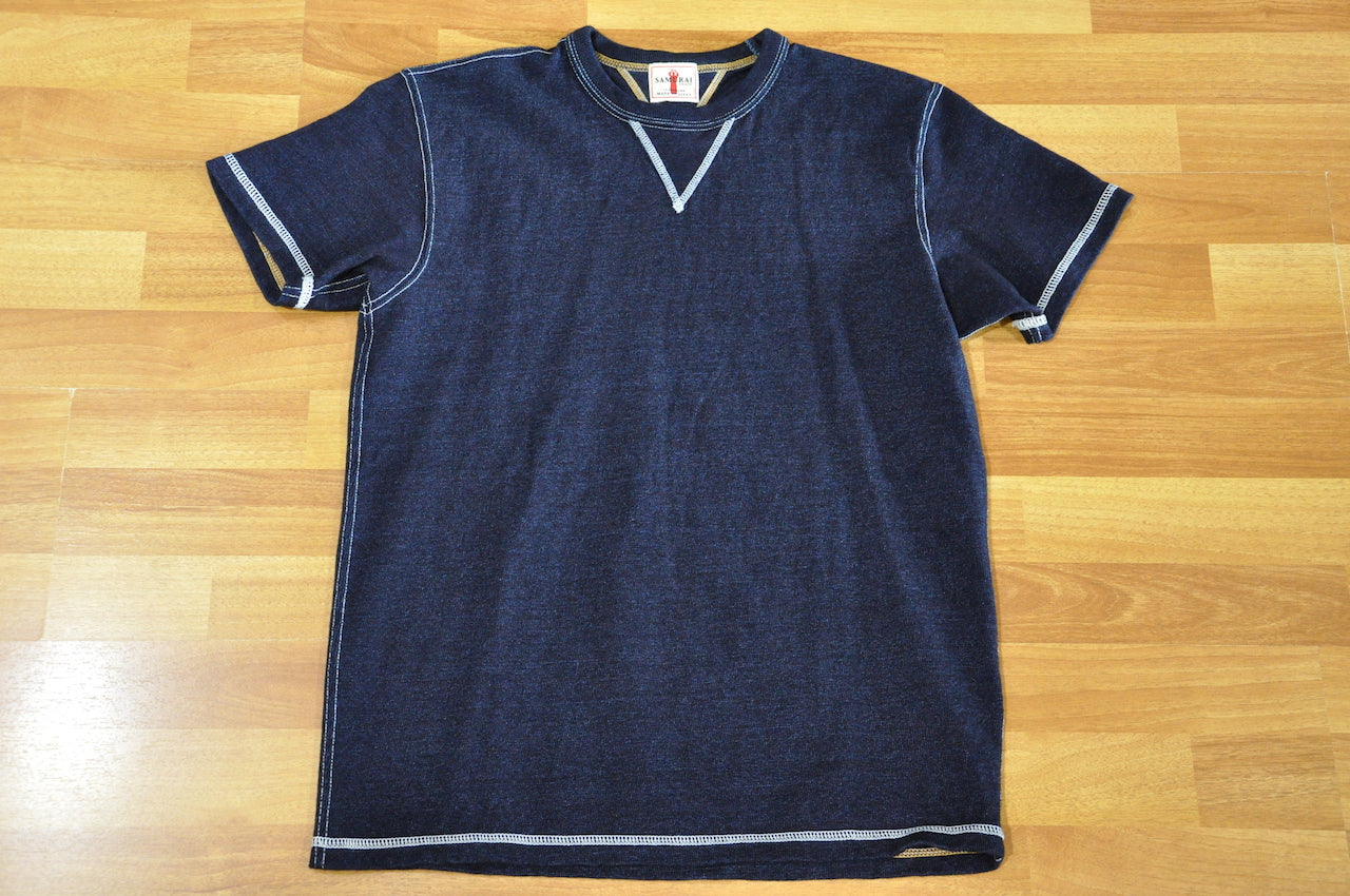 Samurai 8oz Indigo Dyed S/S Sweat Tee