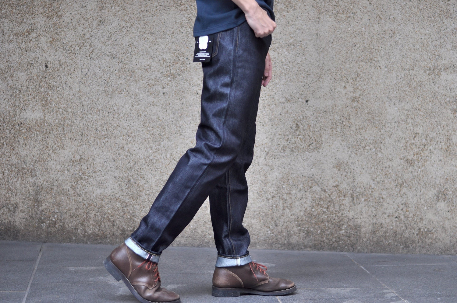 MOMOTARO JEANS 15oz "Silk/Cotton" #202 Denim (New Tapered fit)