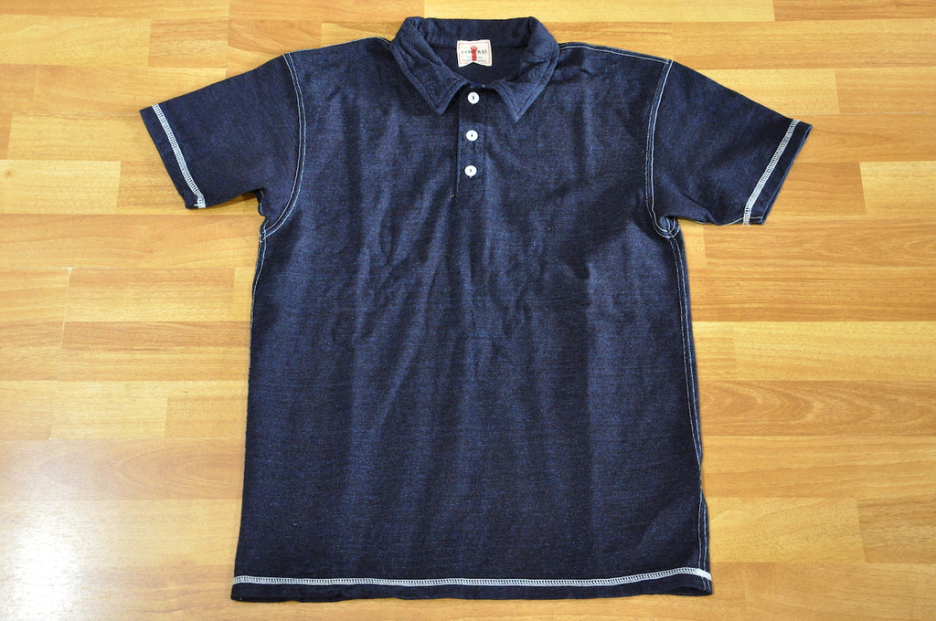 Samurai 8oz Indigo Dyed Polo