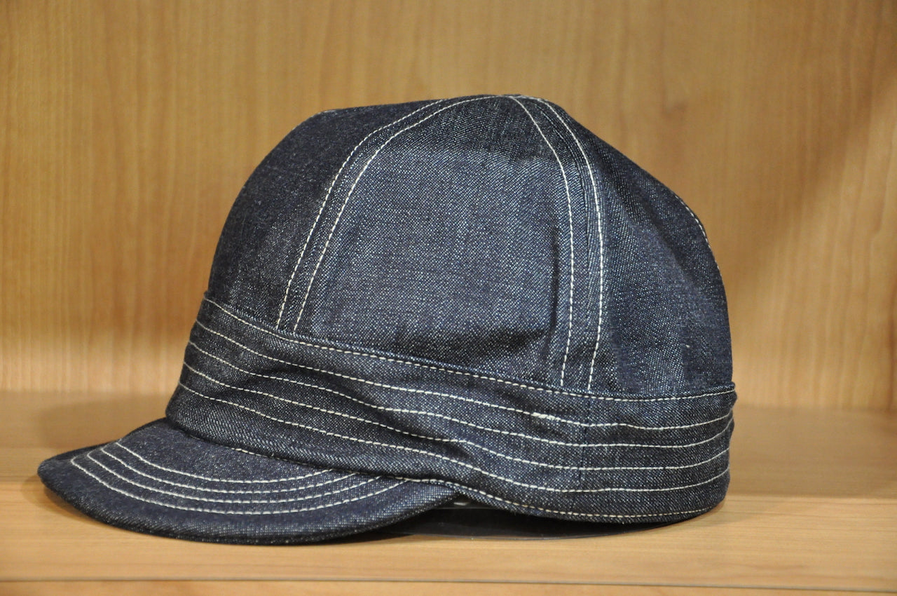 Freewheelers “Guthrie” 10oz Denim Cap - CORLECTION