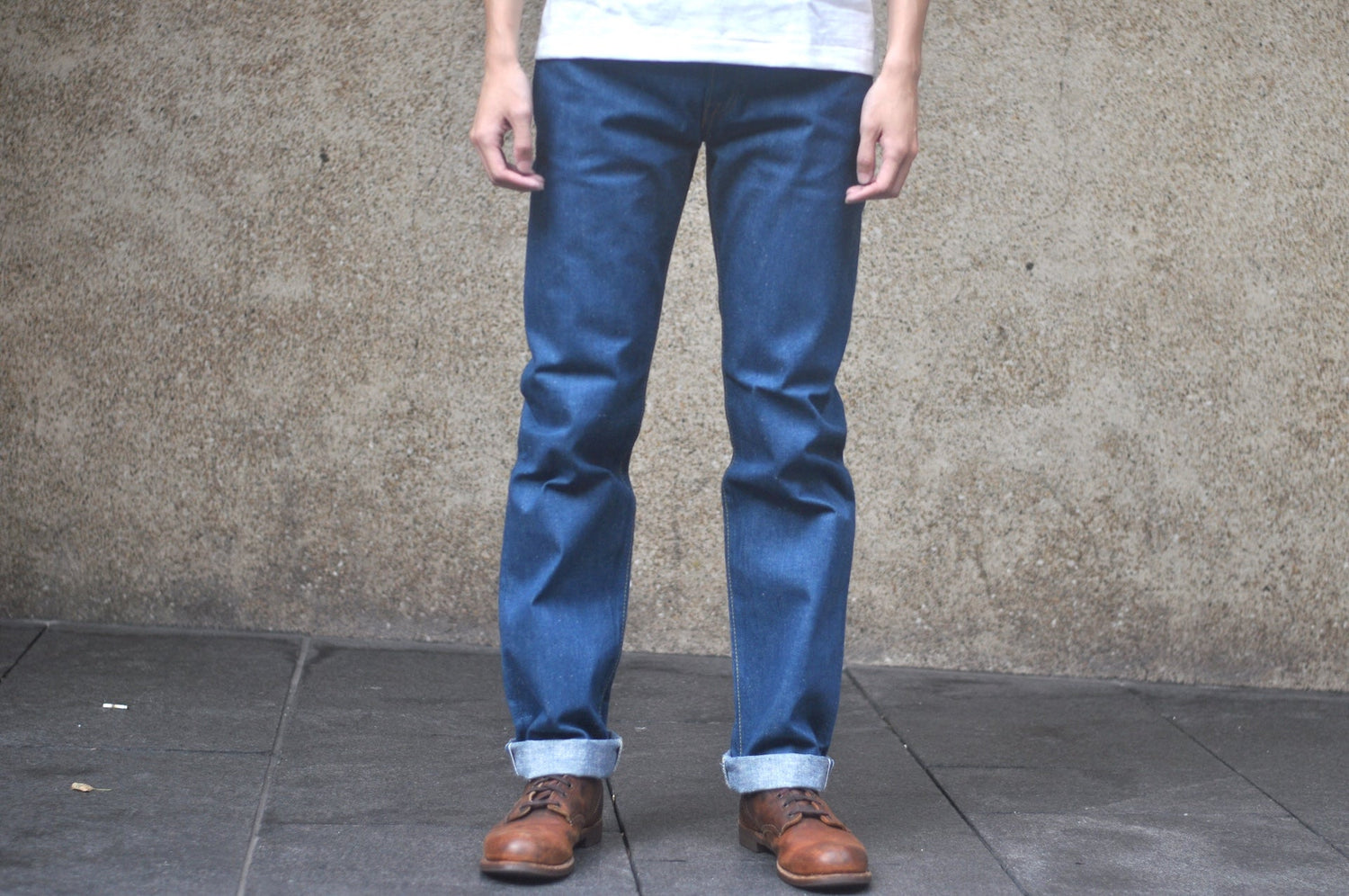 Pure Blue Japan 14oz GRE-003 "Greencast" Denim (Regular Straight Fit)