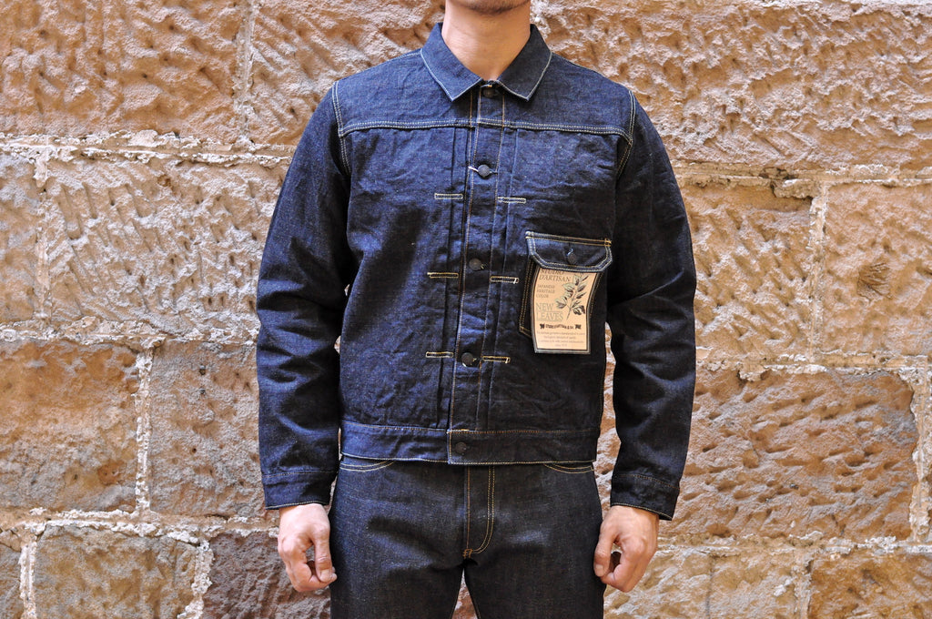 STUDIO D'ARTISAN 40TH ANNIVERSARY 14OZ "NEW LEAVES" TYPE 1 DENIM JACKET