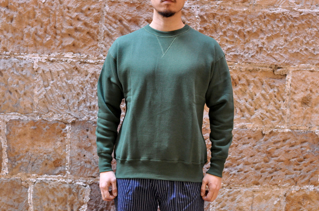Warehouse 10oz “Standard” Loopwheeled Sweatshirt (Green)