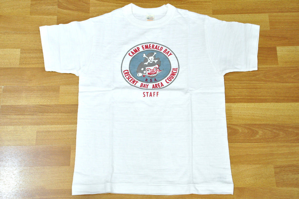 Warehouse  'Staff’ Loopwheeled Tee (White)