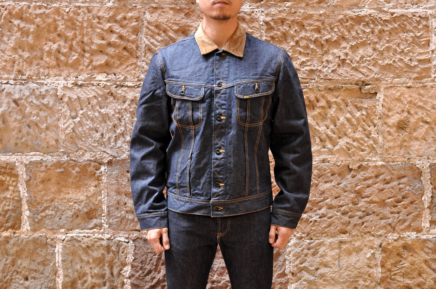 STUDIO D'ARTISAN "STORMY RIDER" DENIM JACKET