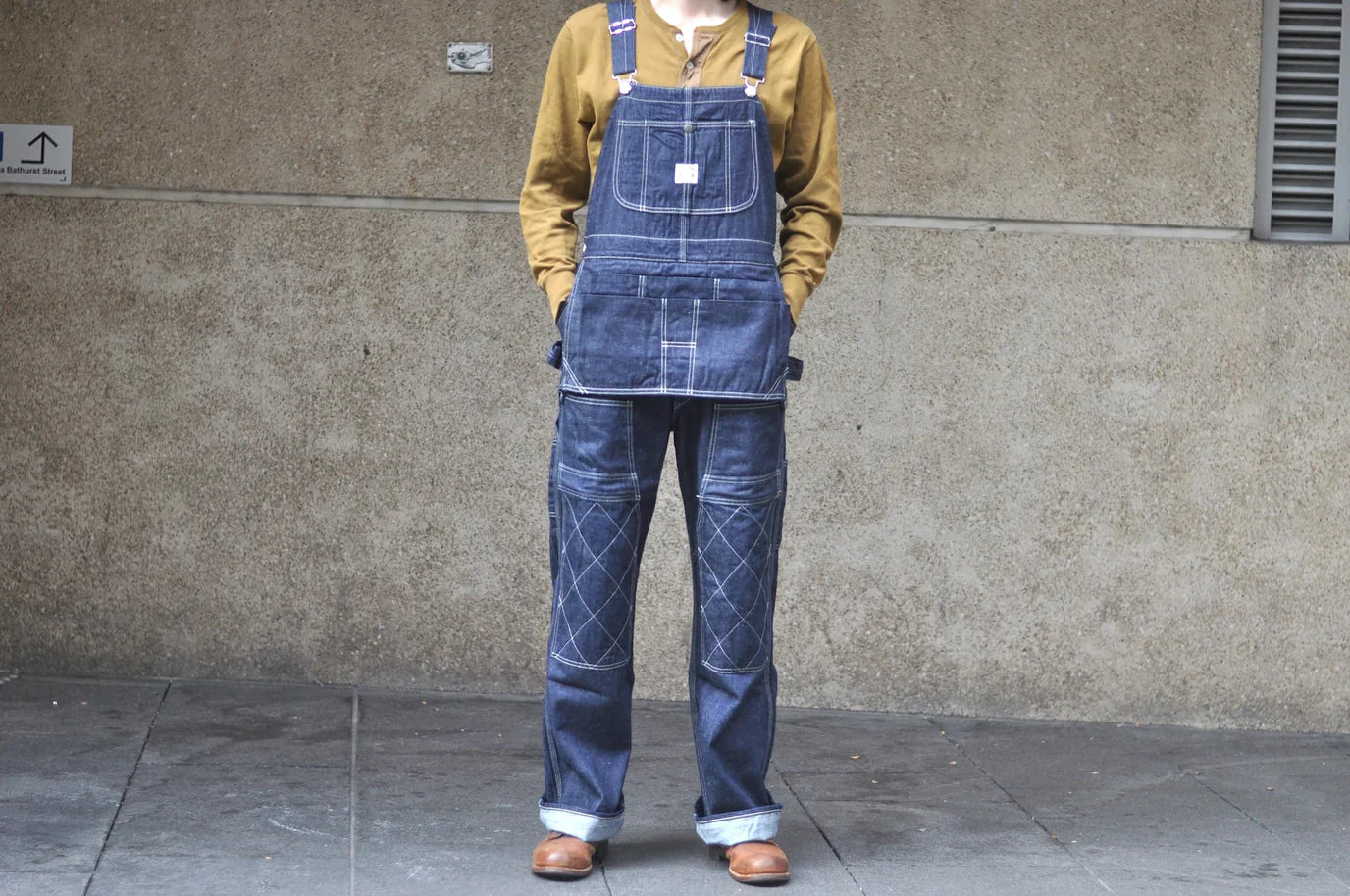 Samurai 10oz Indigo Dyed “Nippon Cotton” 1940s Style Denim Overalls