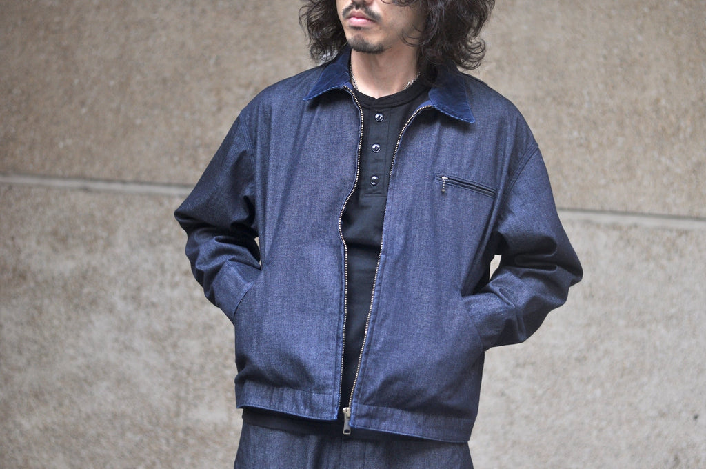 Sugar & Co. “Rain-Guard” Denim Utility Jacket (Indigo)