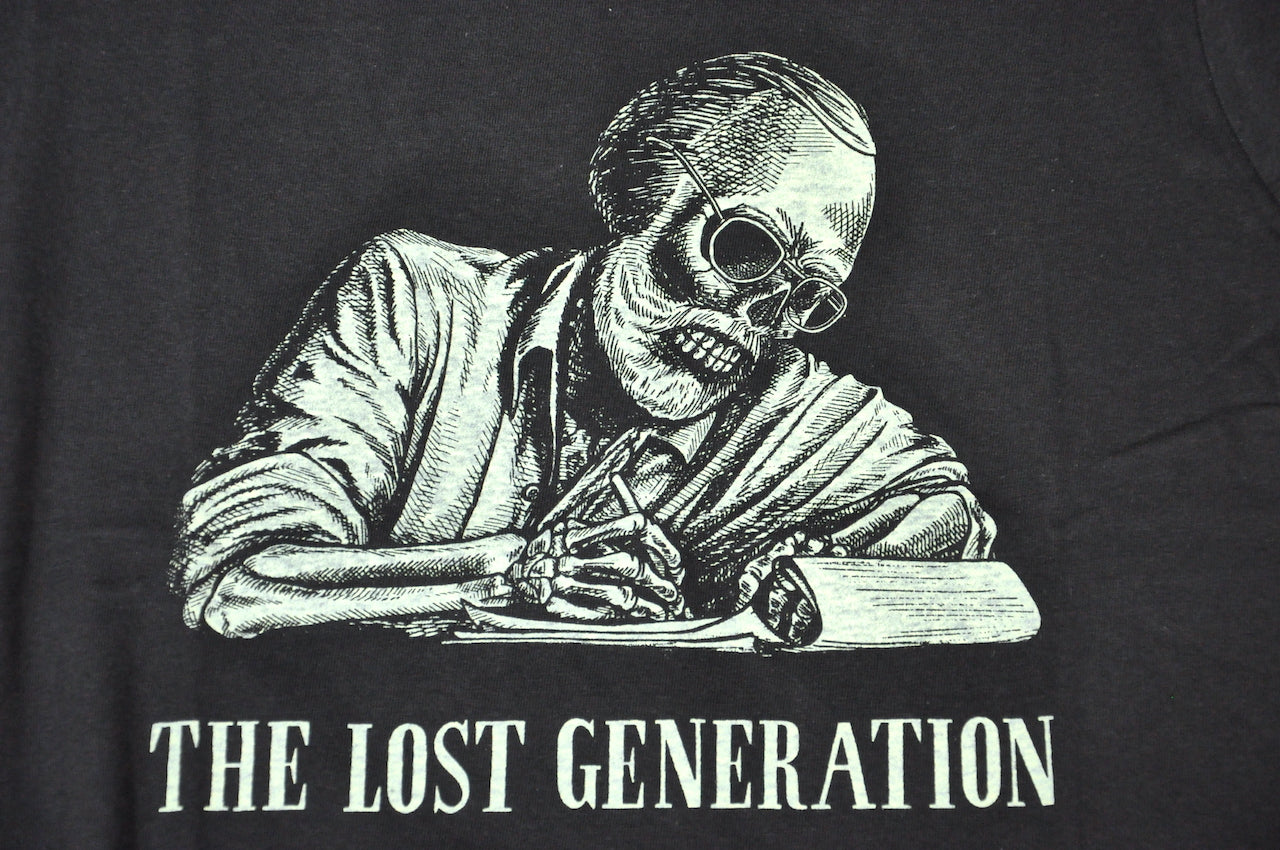 Freewheelers "The Lost Generation” Tee — Jet Black (Deadstock)