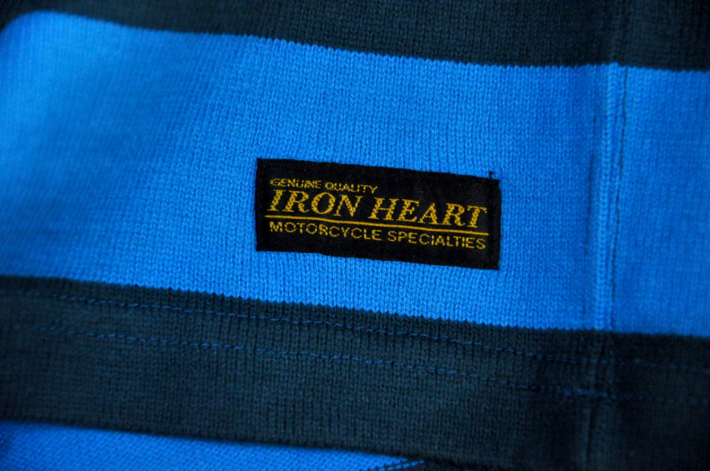 Iron Heart Heavy Knit Border Sweater