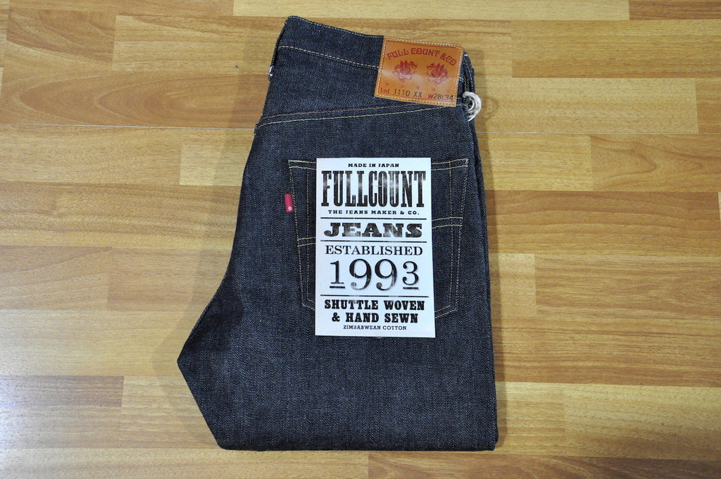 Full Count 1110XX Denims（Slim Tapered fit)