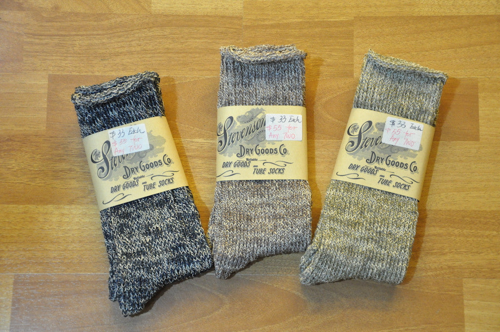 Stevenson Overall "Linen Yarn" Tubular Socks