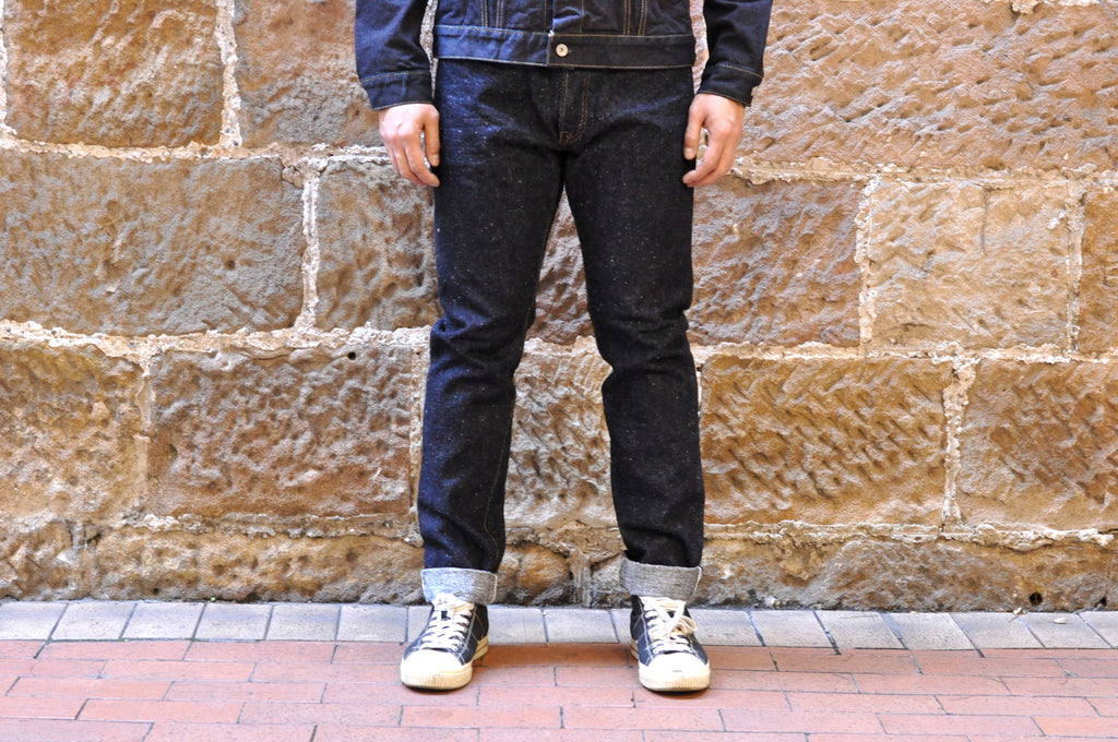 PURE BLUE JAPAN SR-019 'SUPER ROUGH' 18OZ DENIMS (HIGH TAPERED FIT)