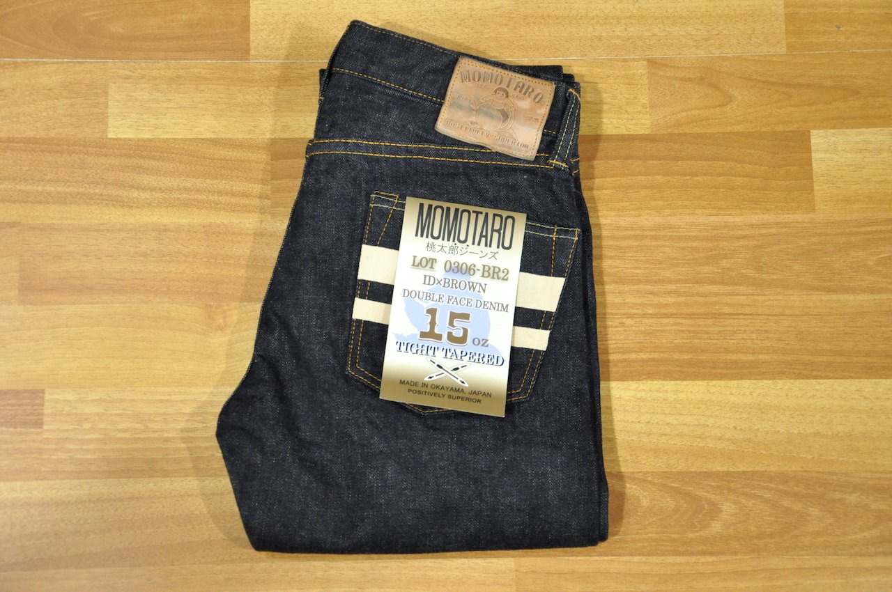 MOMOTARO 0306BR2 15OZ DENIMS (SUPER SLIM TAPERED FIT)