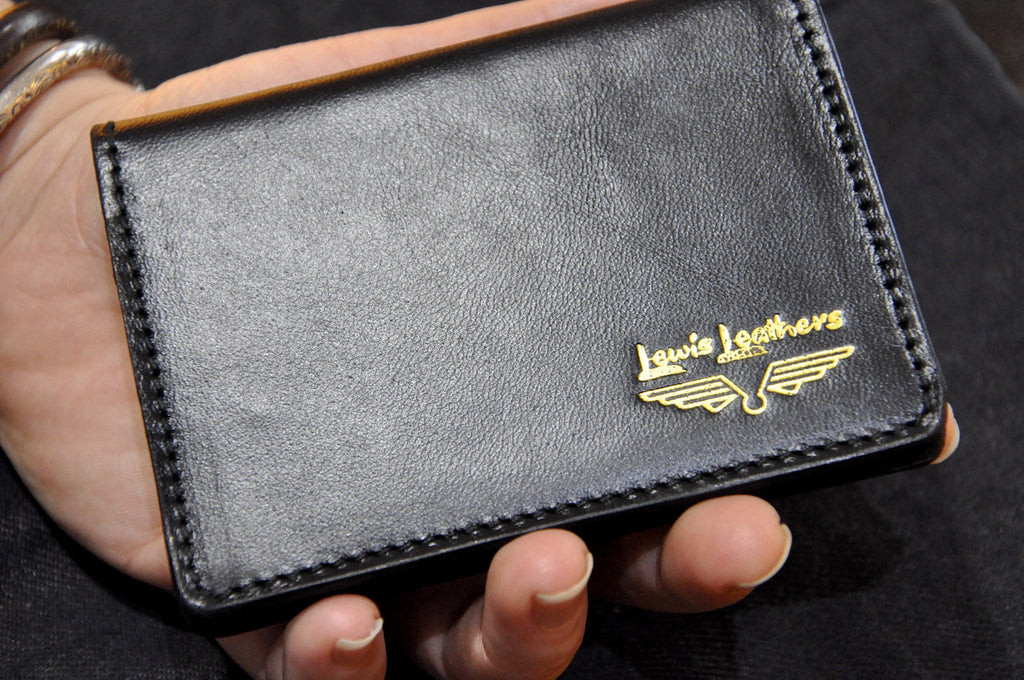 Lewis Leather's “Aviakit" VGT Sheepskin Card Case