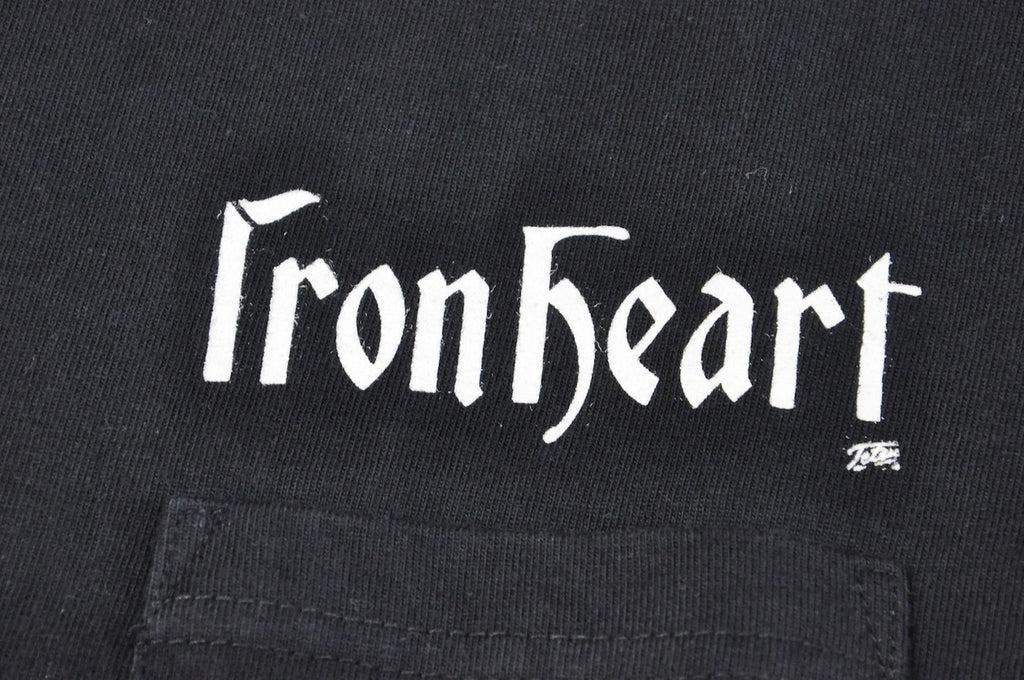 Iron Heart 7.5oz Logo Loopwheeled Pocket Tee