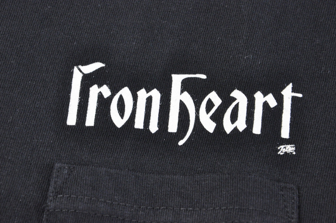 Iron Heart 7.5oz Logo Loopwheeled Pocket Tee - CORLECTION
