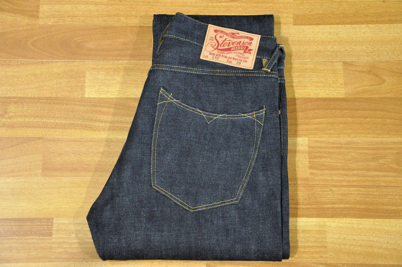 Stevenson Overall Co. 210 ‘Big Sur’Indigo Denims (Relax Tapered Fit)