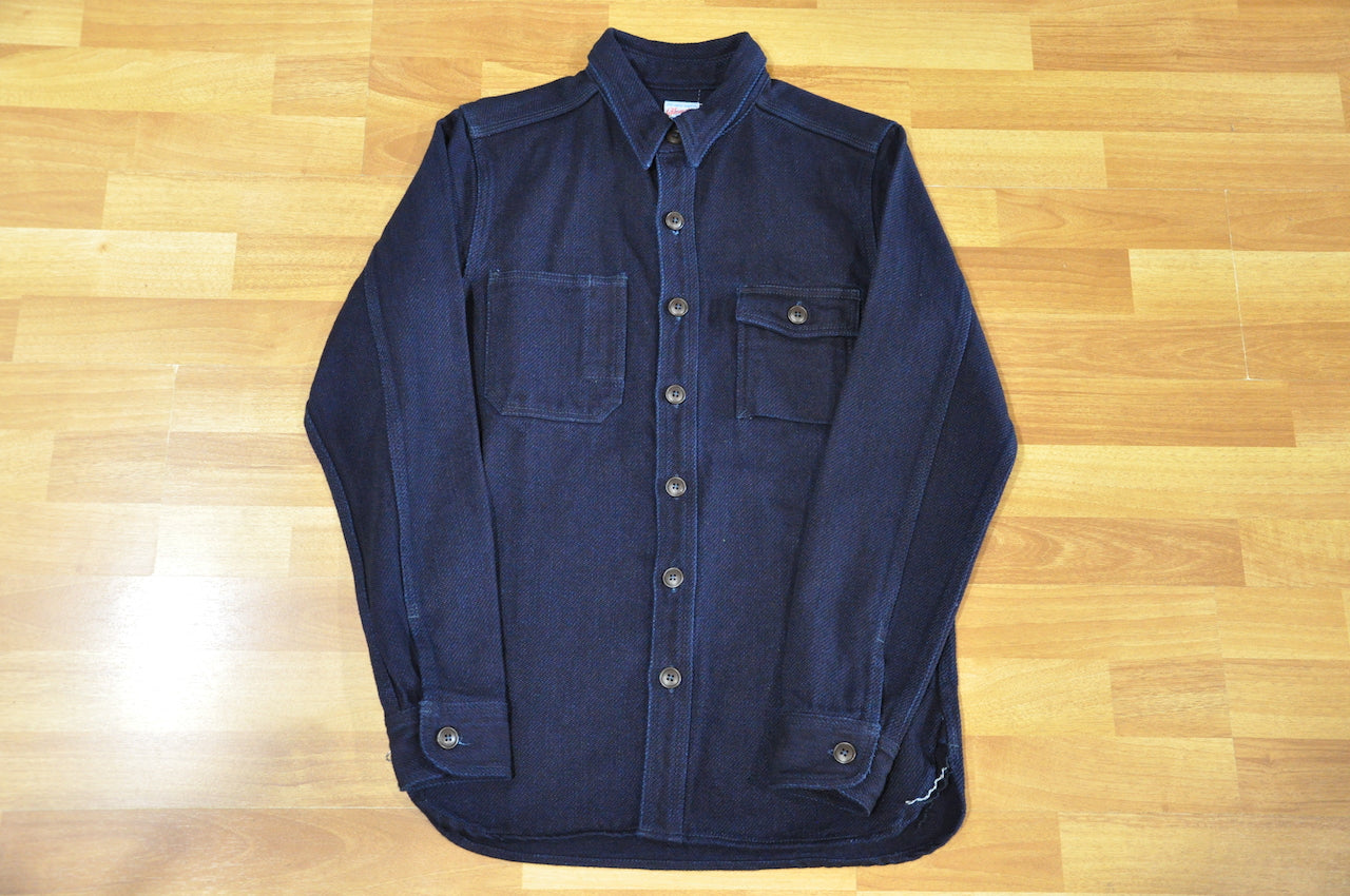 Momotaro 13oz Indigo Dobby Jacketed Shirt