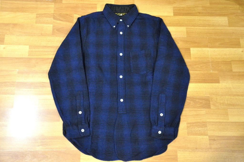 Freewheelers “Herring” Wool B.D Shirt