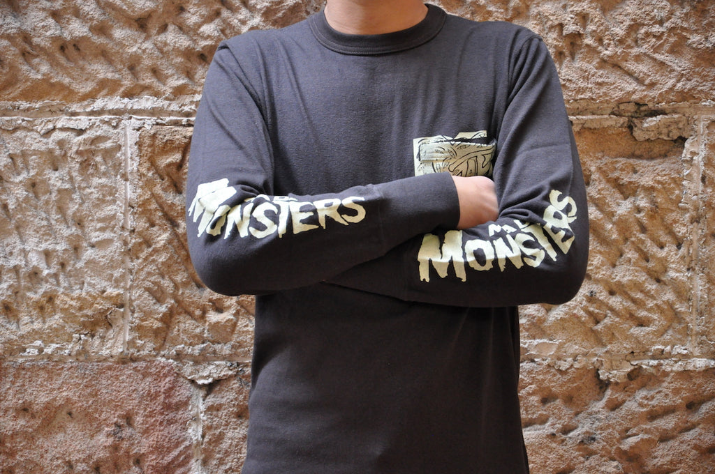 Freewheelers ‘Mad Monster’ L/S Loopwheeled Tee