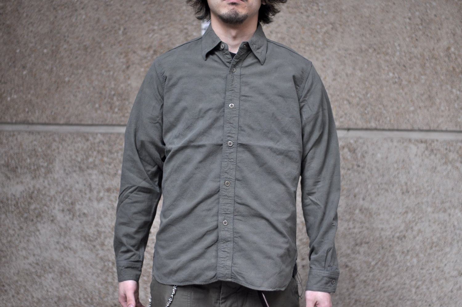 Samurai 10oz Tropical Weather Dobby “Overseas Edition” Military Shirt (Olive)