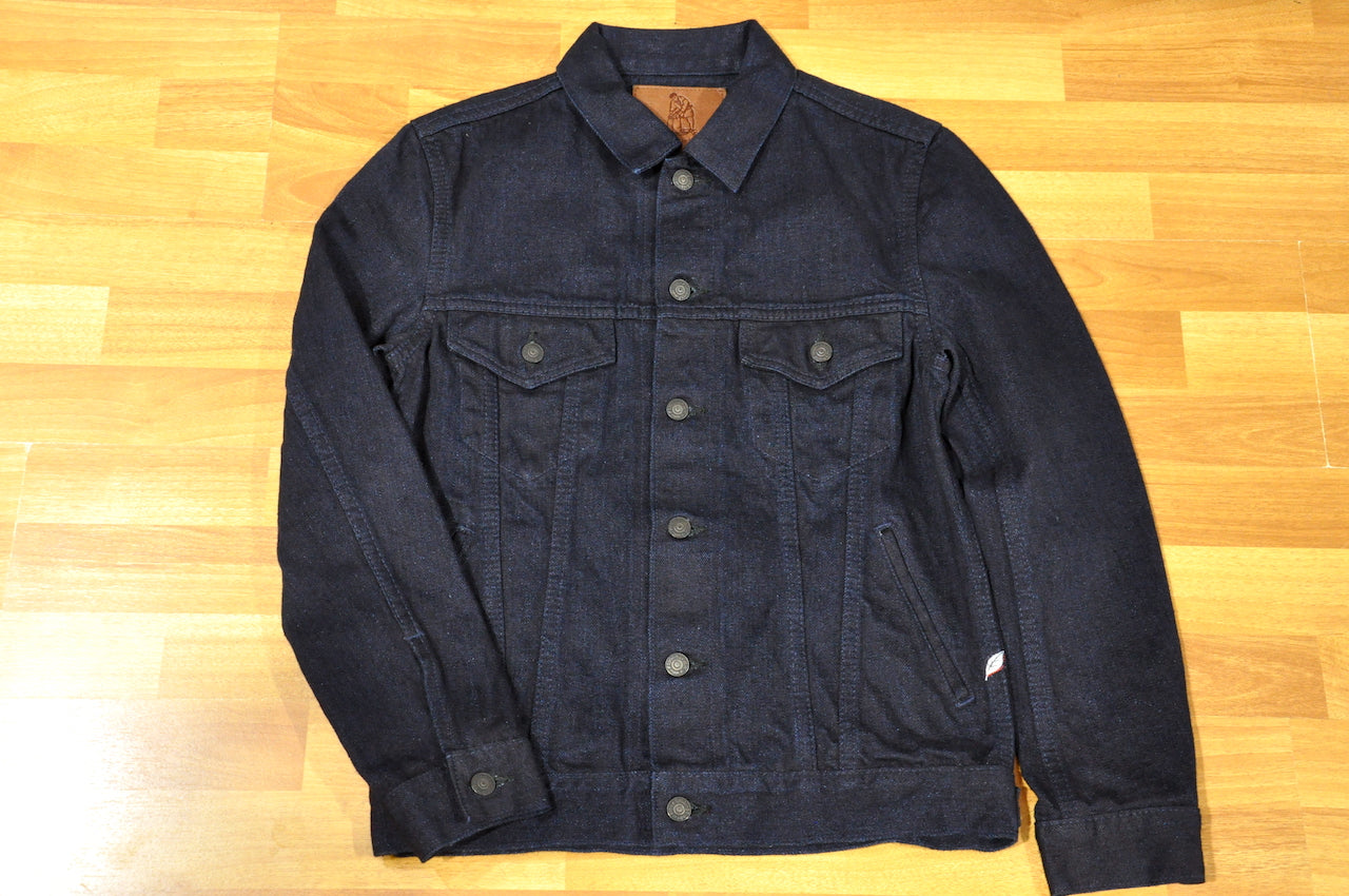 Pure Blue Japan 18oz Double Indigo Type 3 Denim Jacket