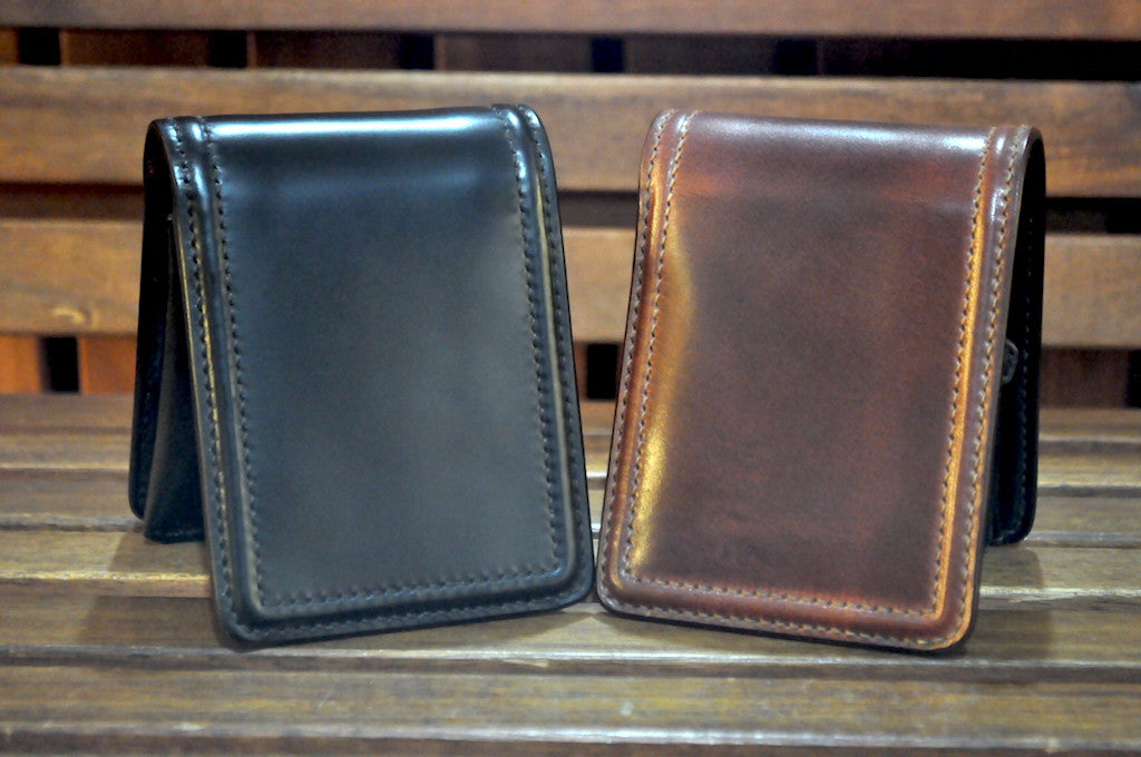 The Flat Head "Full Shell Cordovan" Welted Short Wallet