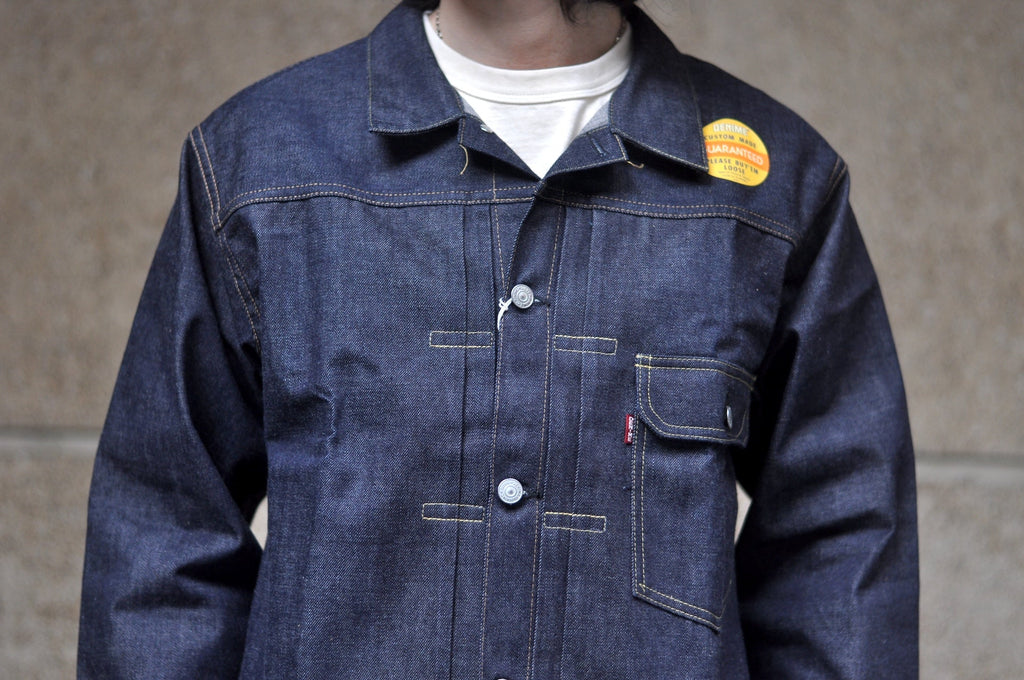 Denime X Warehouse Co. LOT. 231XX-47 14.5oz Indigo Dyed Type 1 Denim Jacket