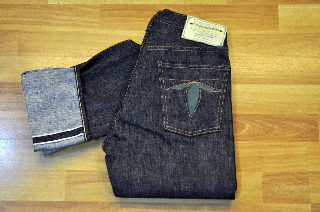 Brown-Duck & Digger by Warehouse "Ivy 1960" Denims (Slim Tapered fit)