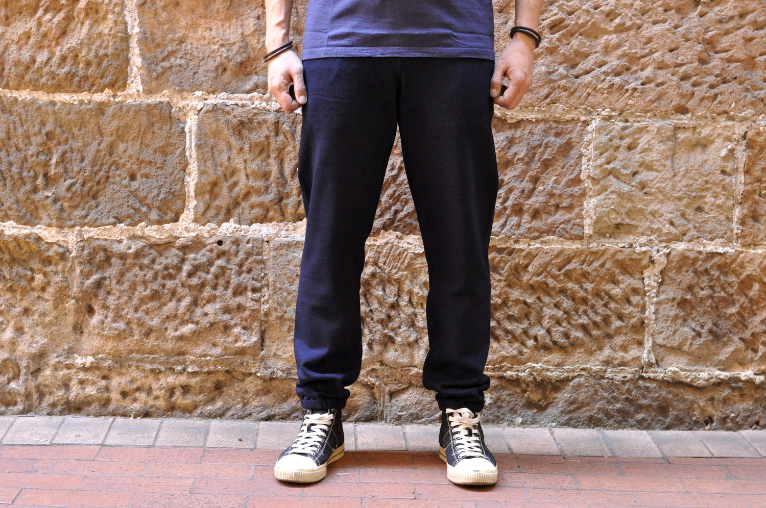 UES INDIGO DYED HEAVYWEIGHT SWEATPANTS