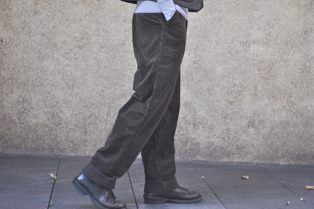 Freewheelers “Yellowstone” Striped Corduroy Hunting Trousers (Grained Brown)