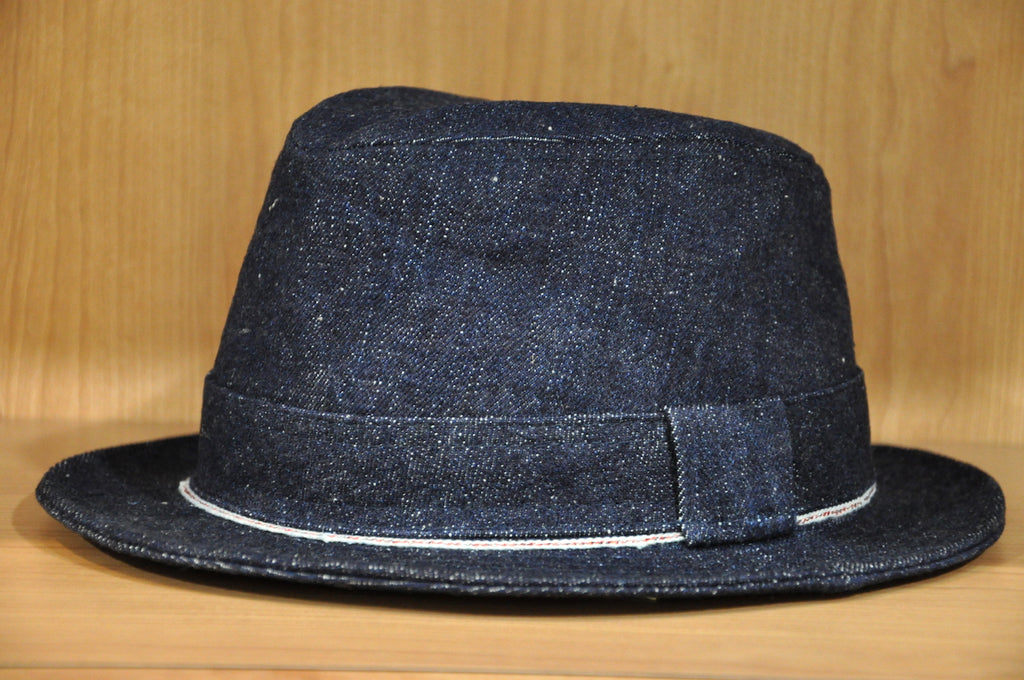 Samurai 17oz denim Trilby Hat