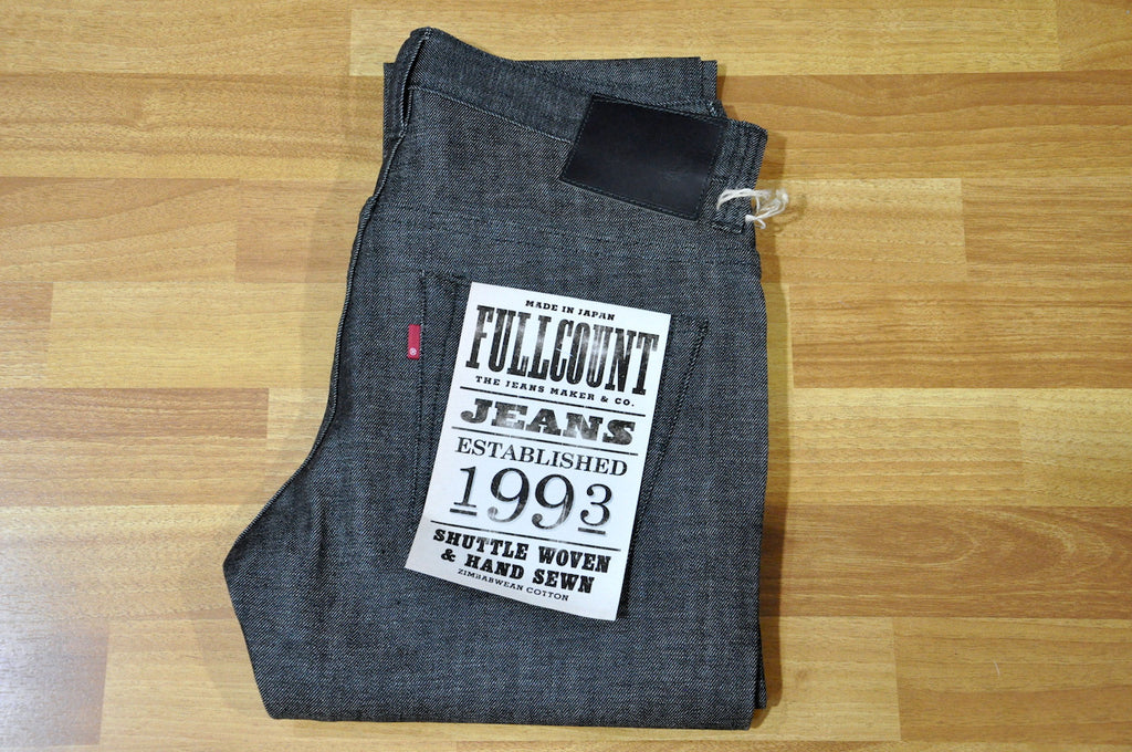 Full Count 1952 Black Denims (Stretch Skinny fit)