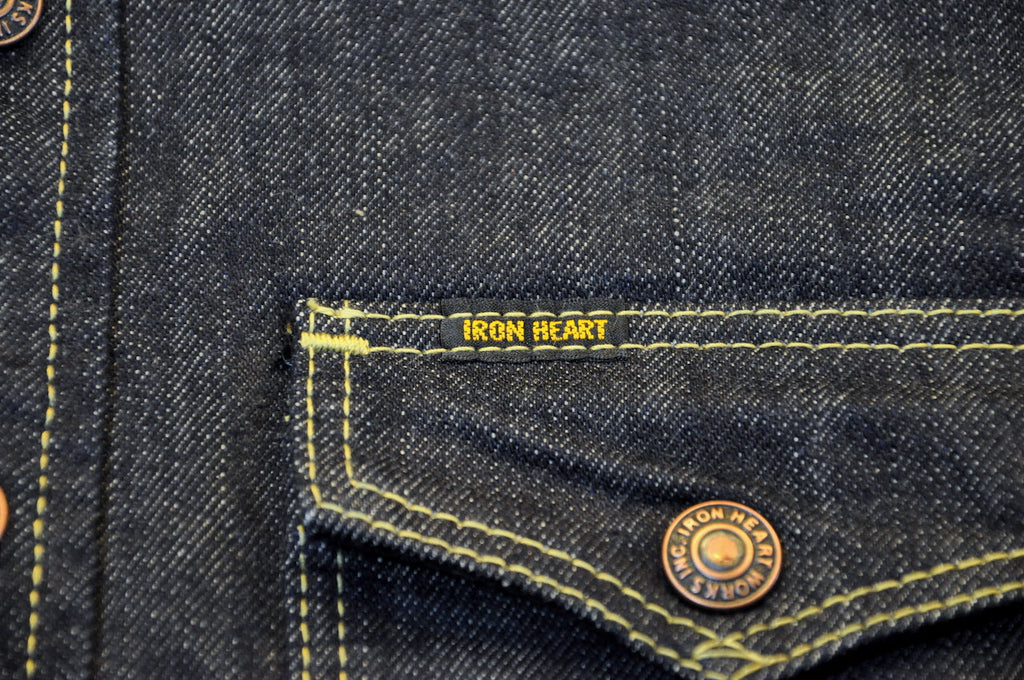 Iron Heart 17oz Denim Western Shirted Jacket