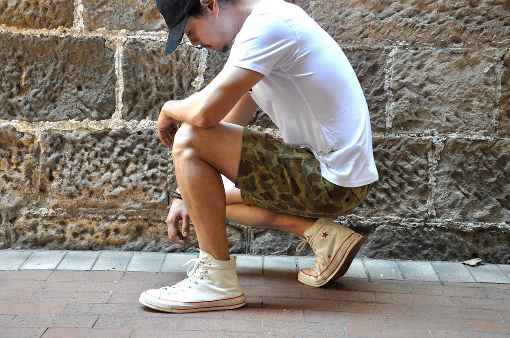 Japan Blue "Military Camo" Shorts