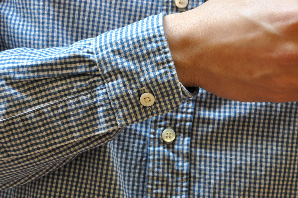 Freewheelers 'Lynman’ check oxford shirt