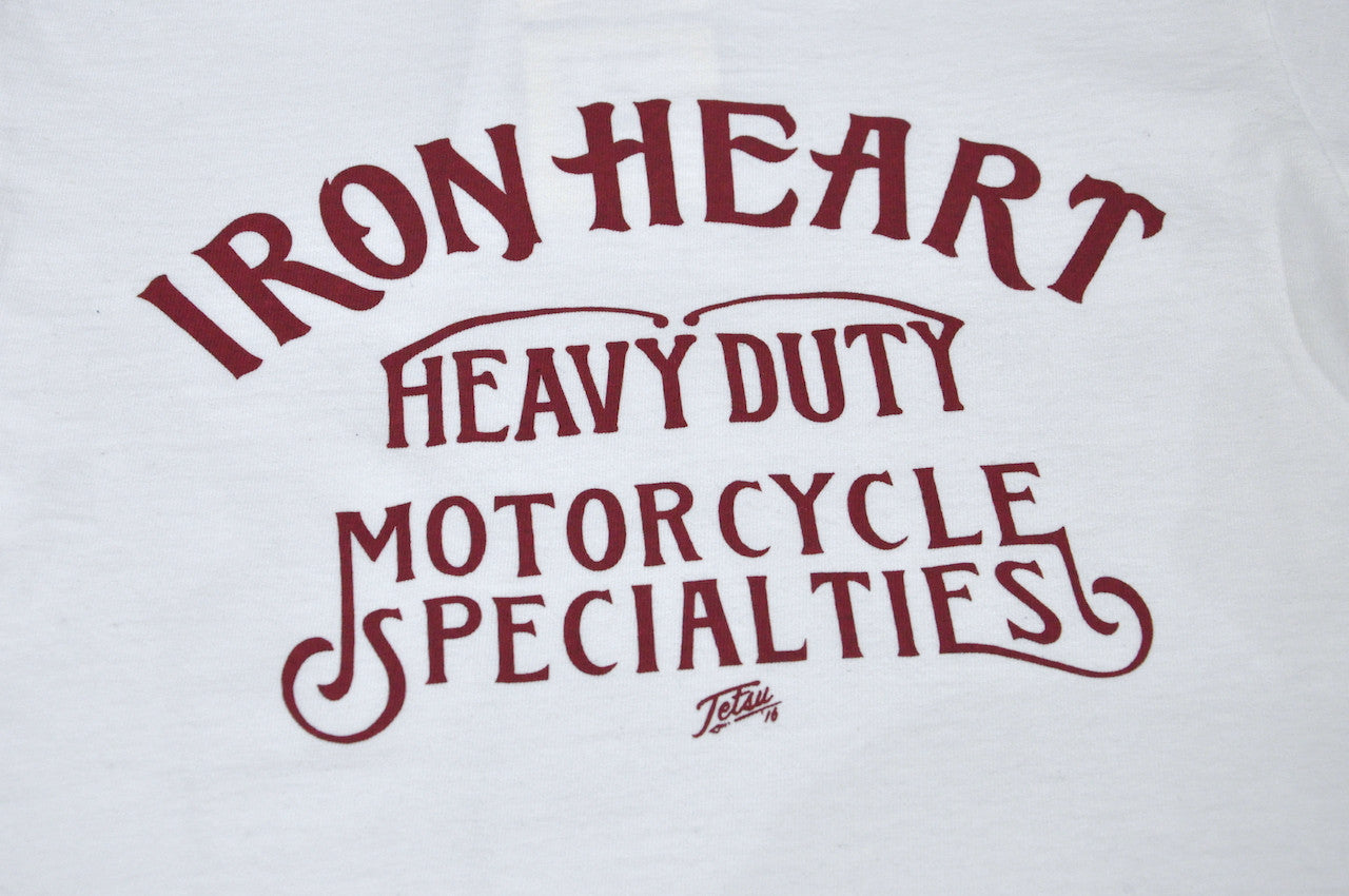 Iron Heart Super Slow Loopwheeled Logo Tee