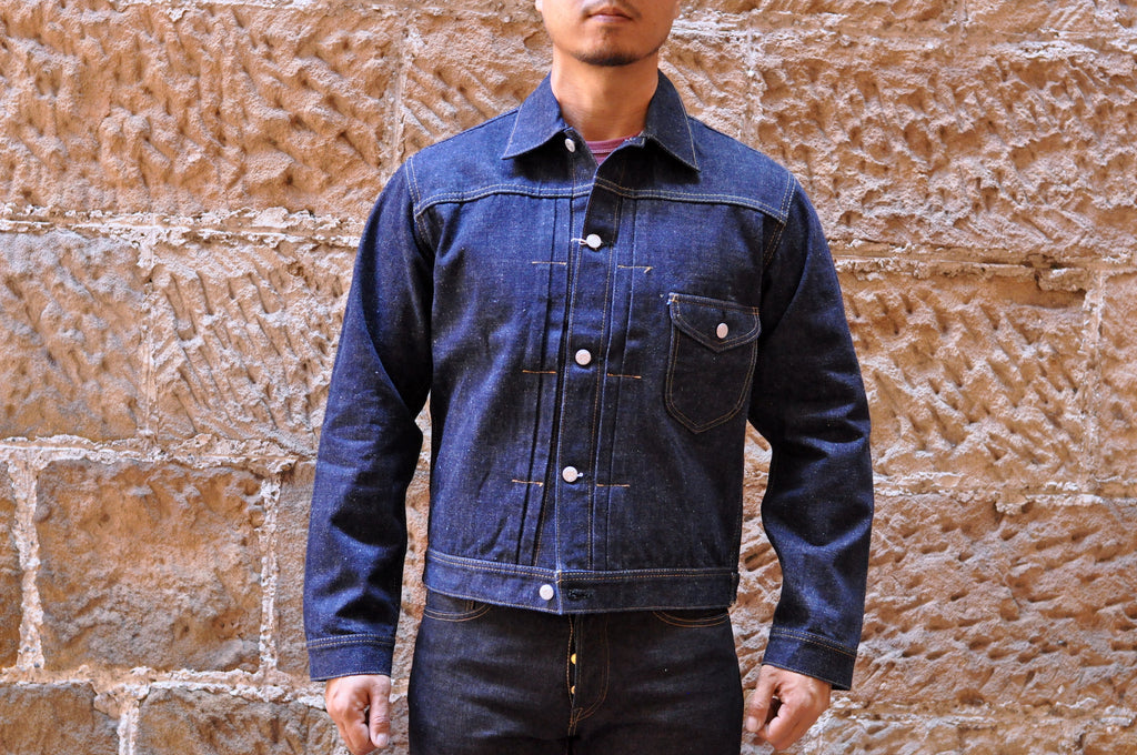 SAMURAI 18OZ S101AX "INDIGO PLUS" COWBOY DENIM JACKET