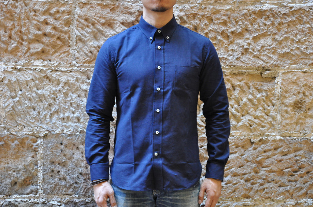 Stevenson Overall "Old Ivy" Heavy B.D Shirt (Grand Indigo)