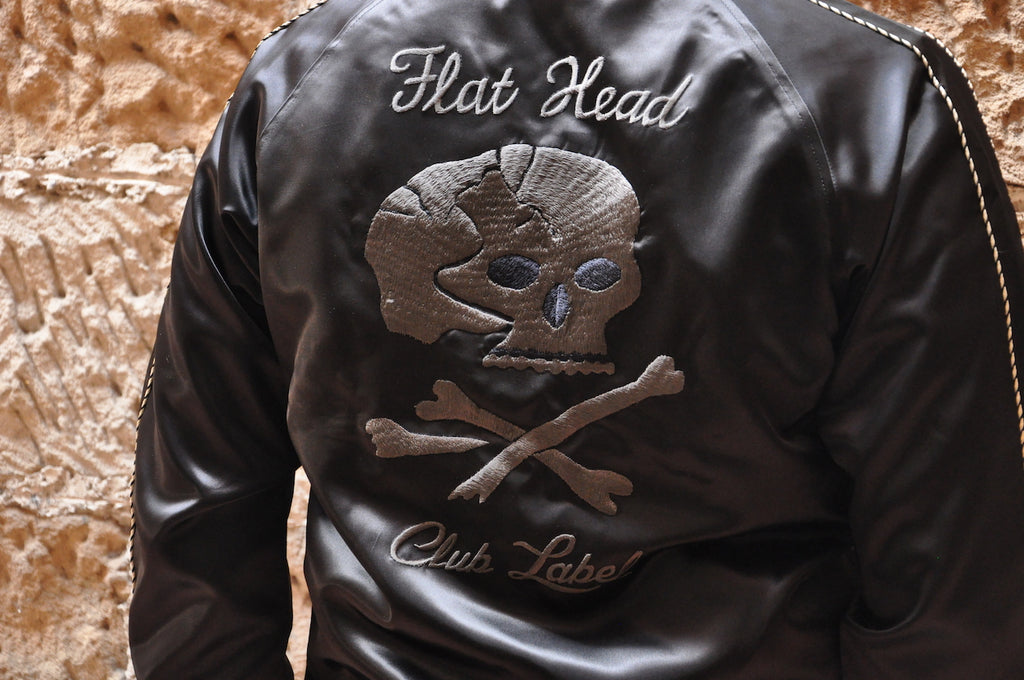 The Flat Head ’Shaded Skull’ Sukajan Jacket