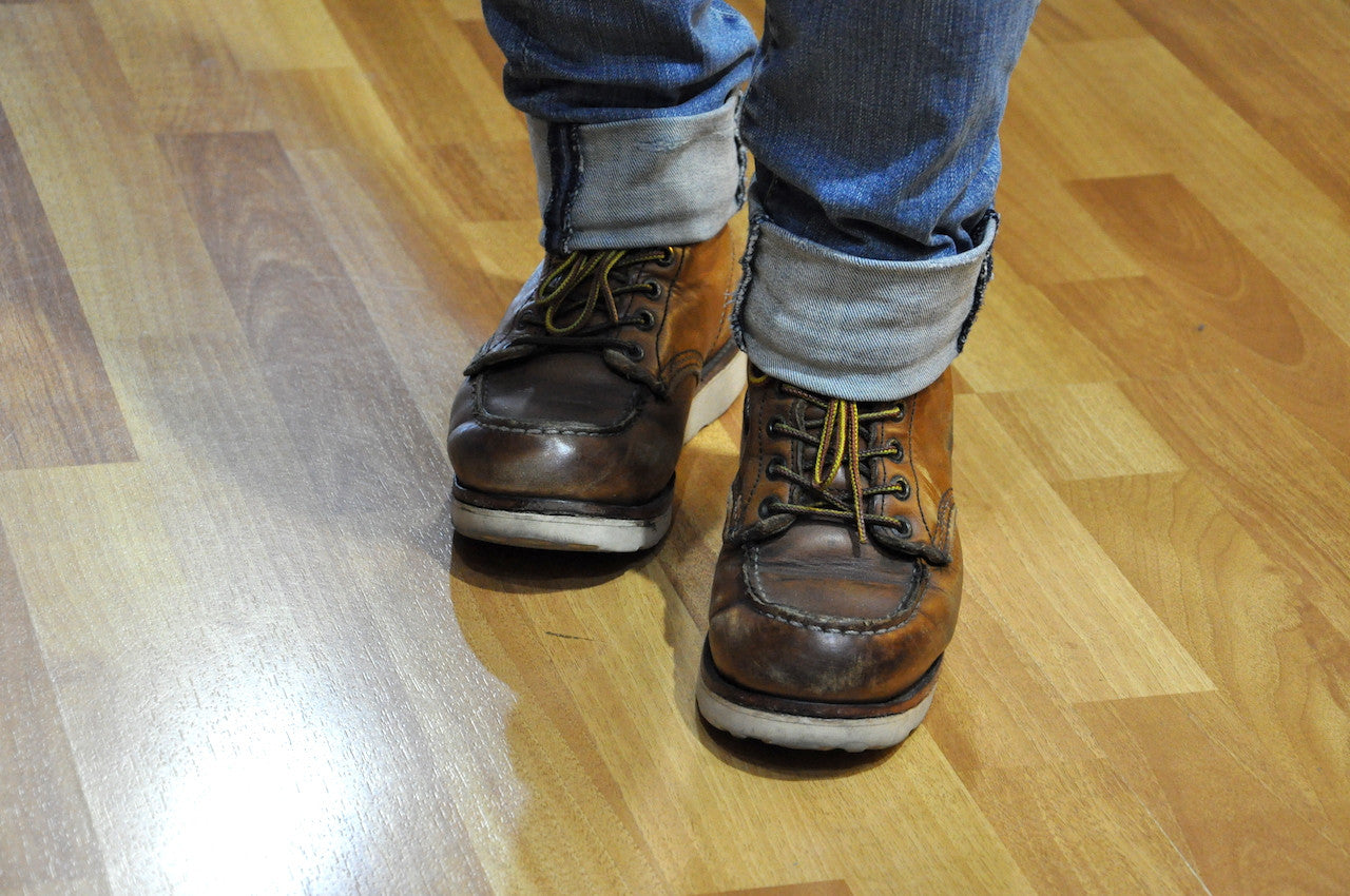 Walk with a pair of 7-Years-Old Red Wing 875