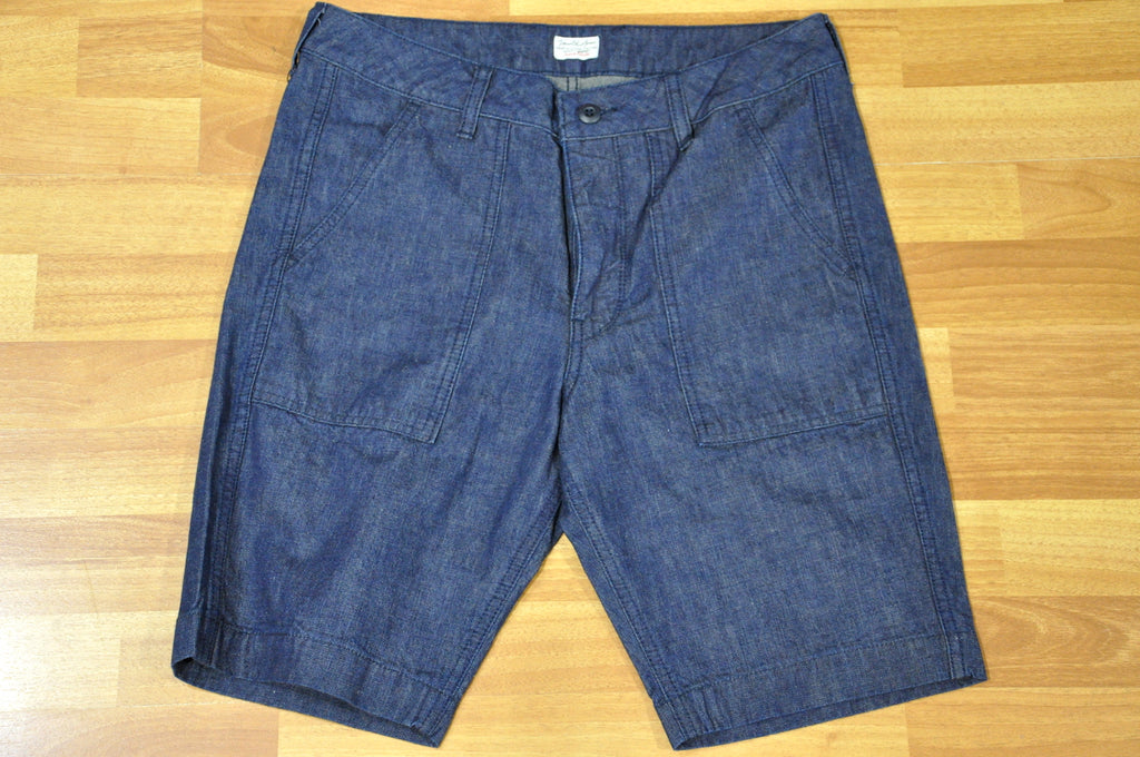 Japan Blue 11oz Military Denim ‘Baker’ Shorts