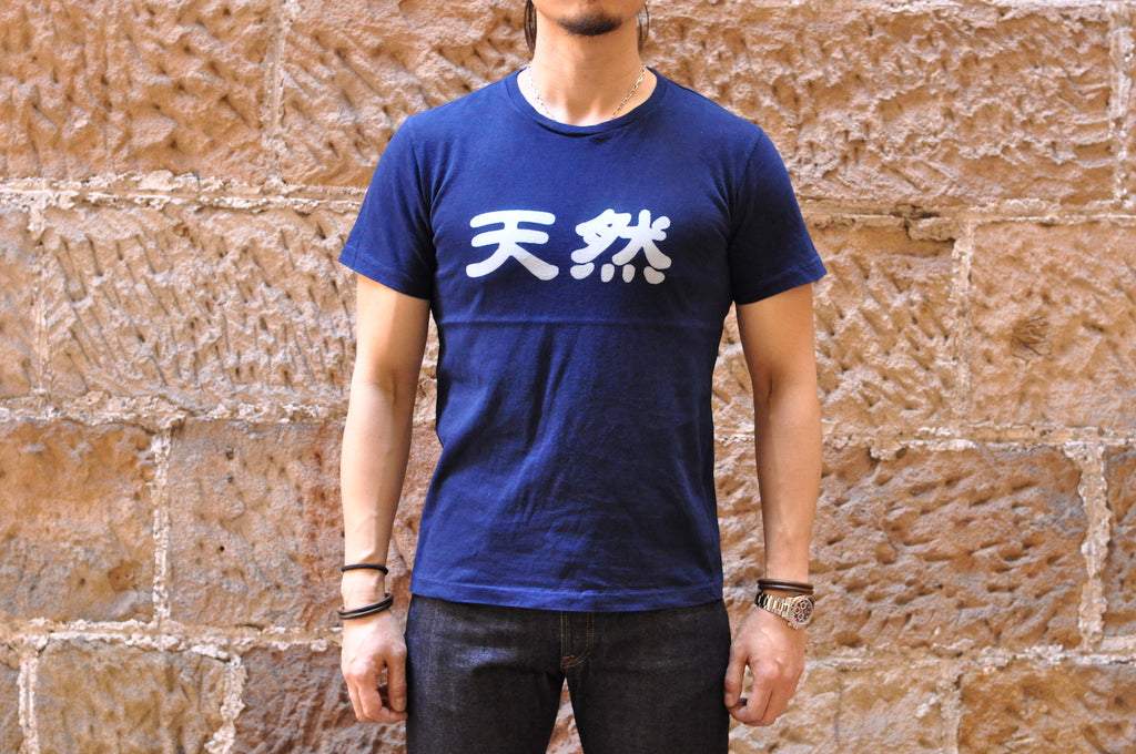 BLUE BLUE JAPAN 'NATURAL' TEE (INDIGO)