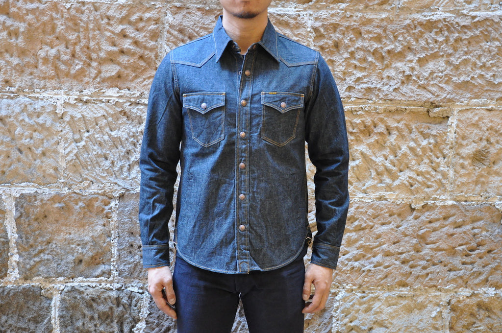 Iron Heart 11.5oz Western Denim Shirted Jacket