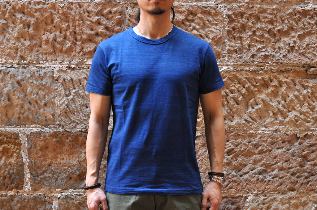 PURE BLUE JAPAN 6.7OZ NATURAL INDIGO DYED TEE