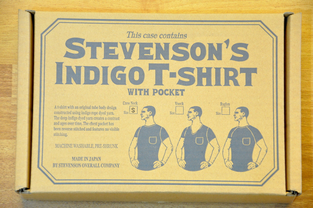 Stevenson Overall Super Slow Loopwheeled Pocket Tee (Grand Indigo)