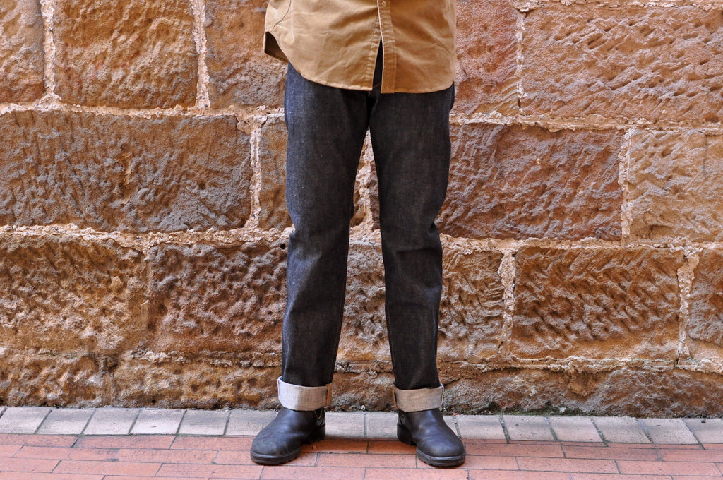 STEVENSON OVERALL CO 'LA JOLLA' 727-RXX DENIM (SLIM TAPERED FIT)