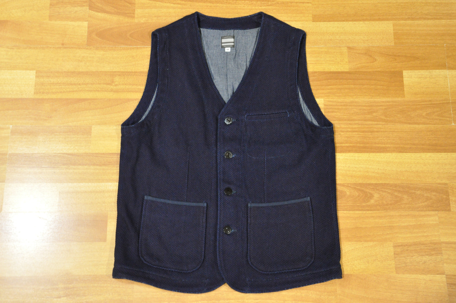 Momotaro 13oz Indigo ‘Sashiko’ Vest