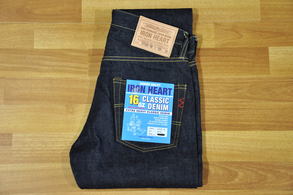 Iron Heart 555S-16oz Denims (Slim Tapered Fit)